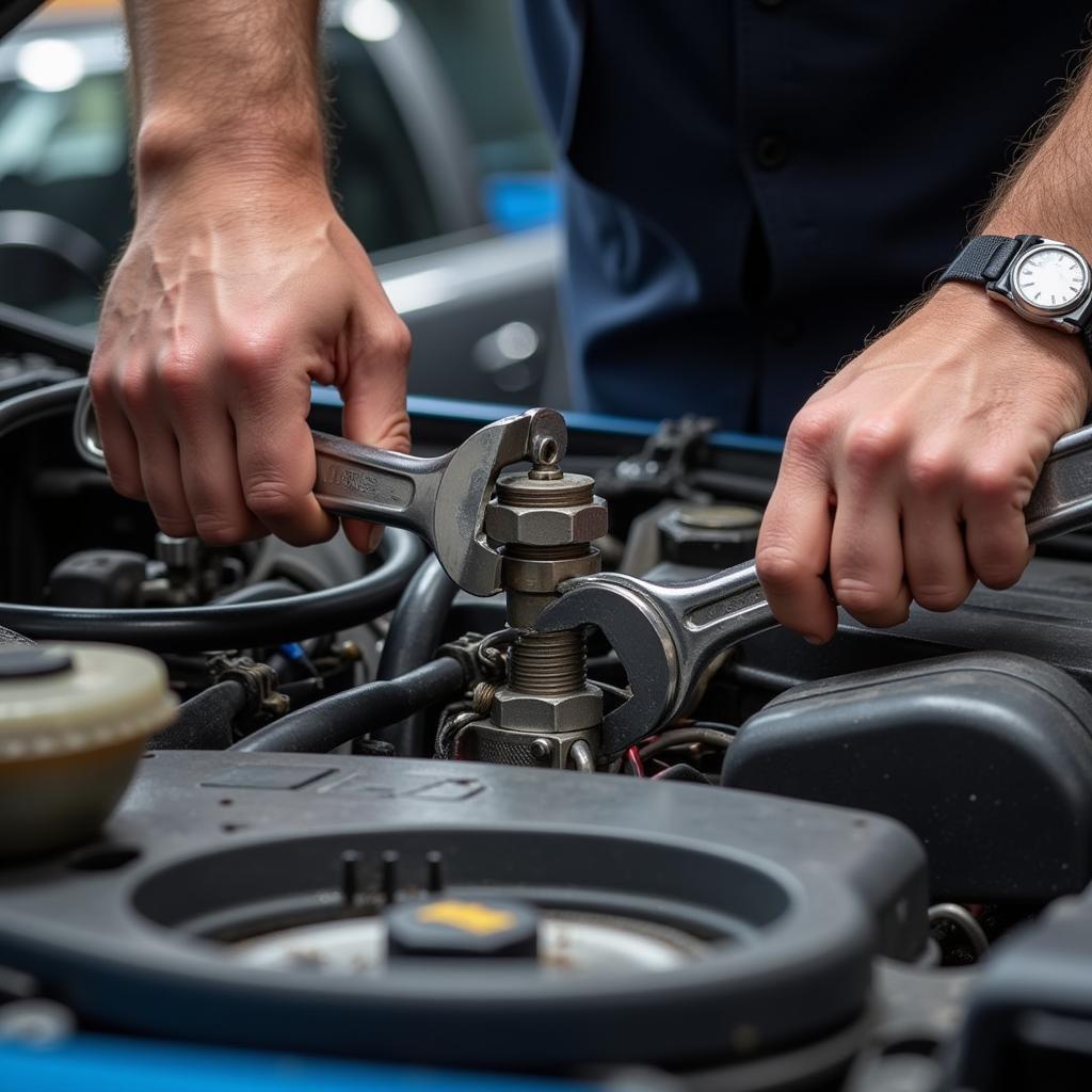 Using Wrenches for Car Repair