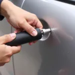 Using Yoohe PDR Kit on Car Dent