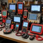 Assortment of Car Diagnostic and Scope Tools for Various Automotive Applications