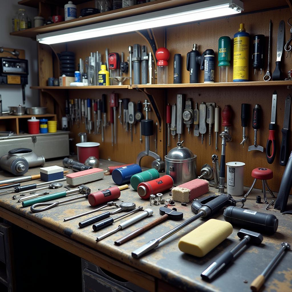 Various Dent Repair Tools