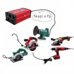 Various Power Tools Connected to Inverter