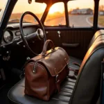 Vintage Car Tool Bag in Classic Car