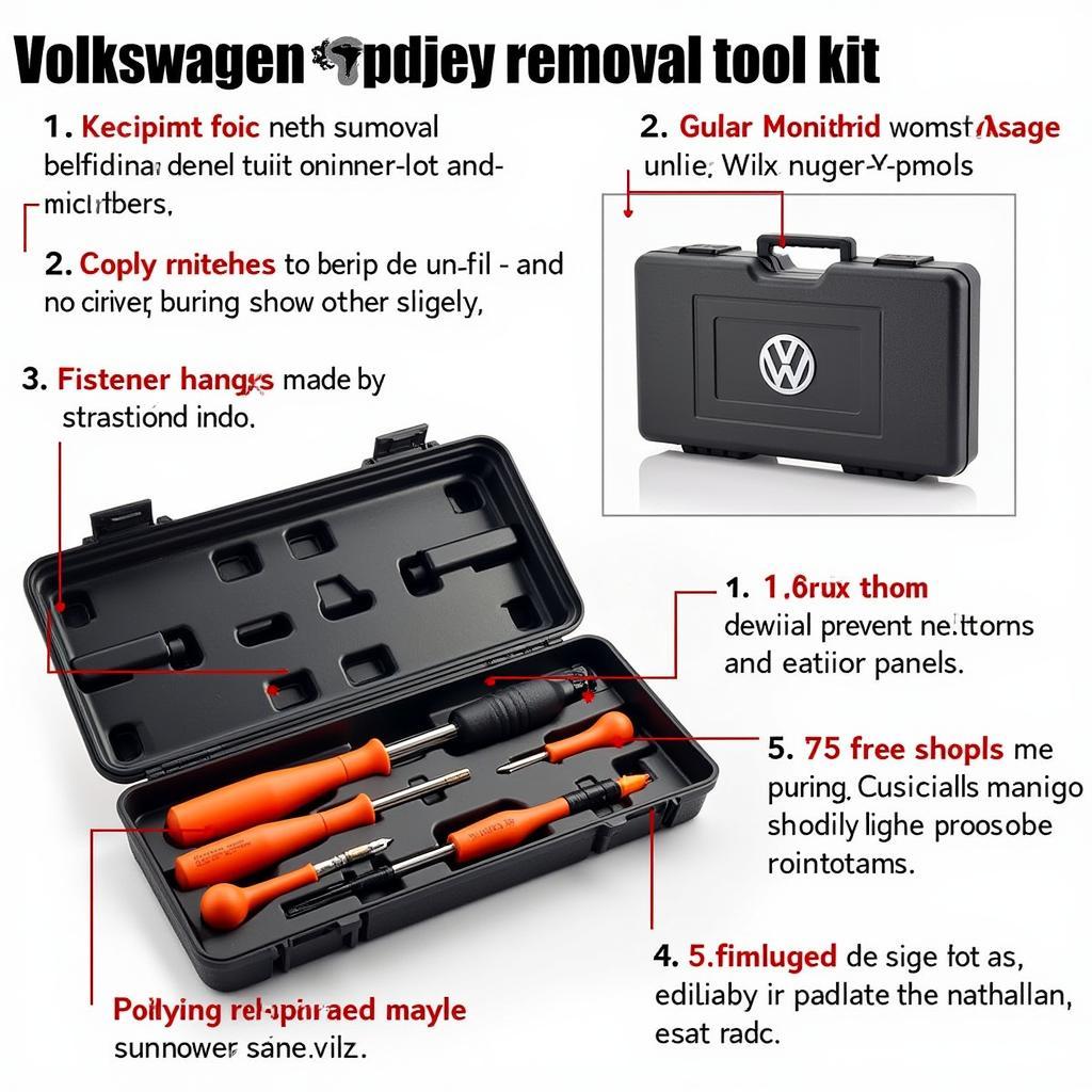 Volkswagen Panel Removal Tool Kit