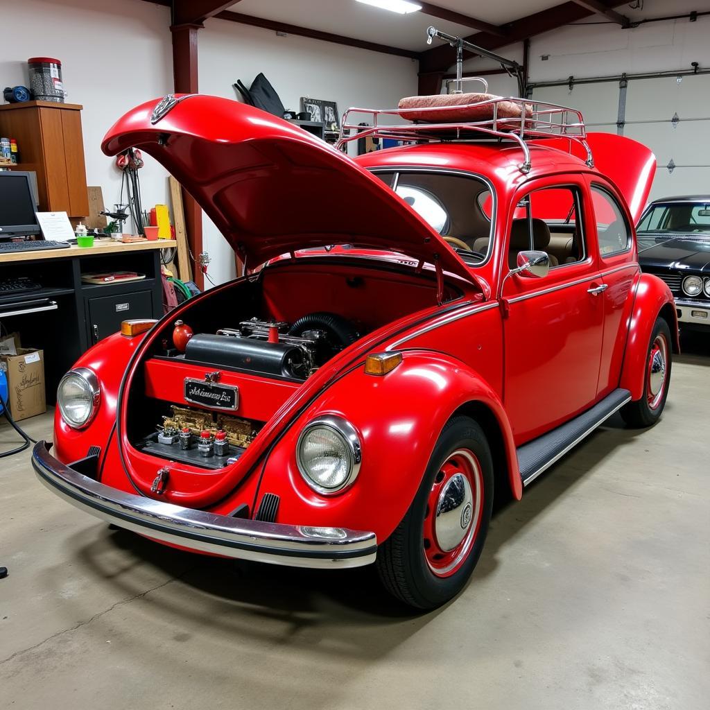 VW Beetle Tool Box Transformation