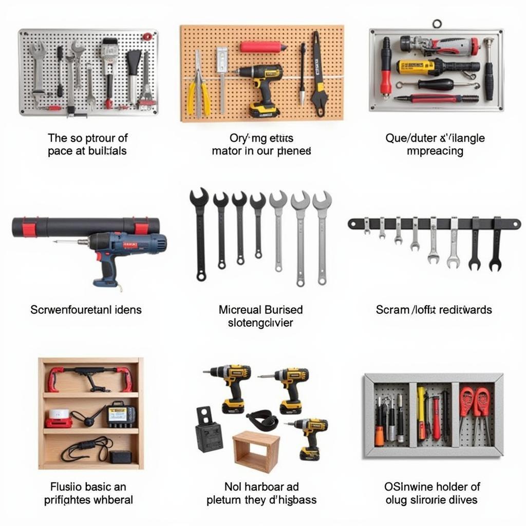 Various Types of Wall Mounted Tool Holders