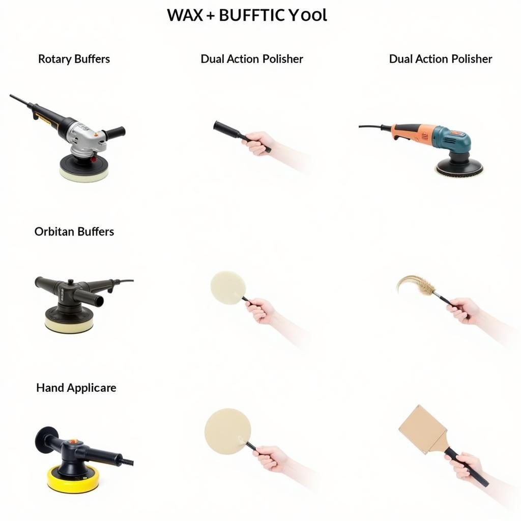 Types of Wax Buffing Tools