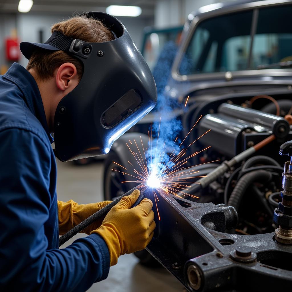 Welding the Torque Box