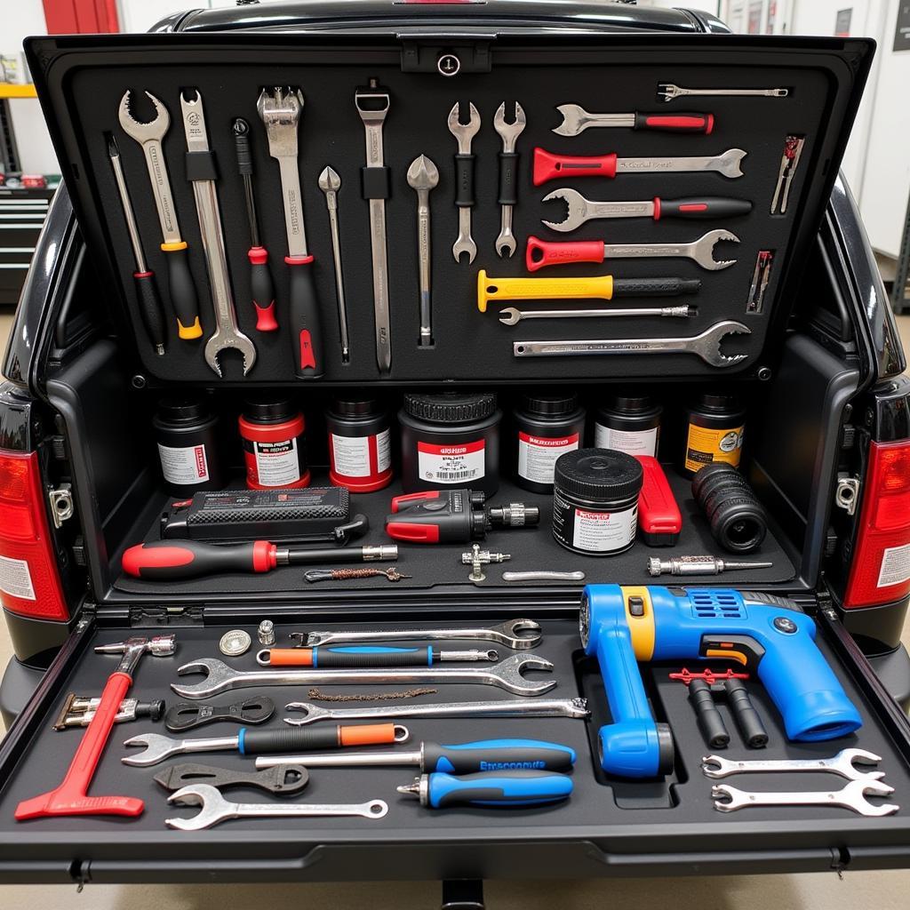 Well-Organized Car Tool Chest