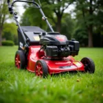 Powerful Werk Gas Mower for Large Lawns