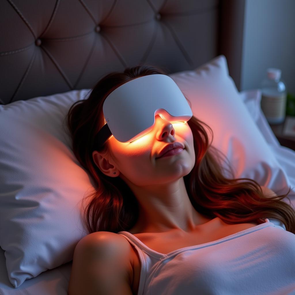 Using an LED Light Therapy Mask