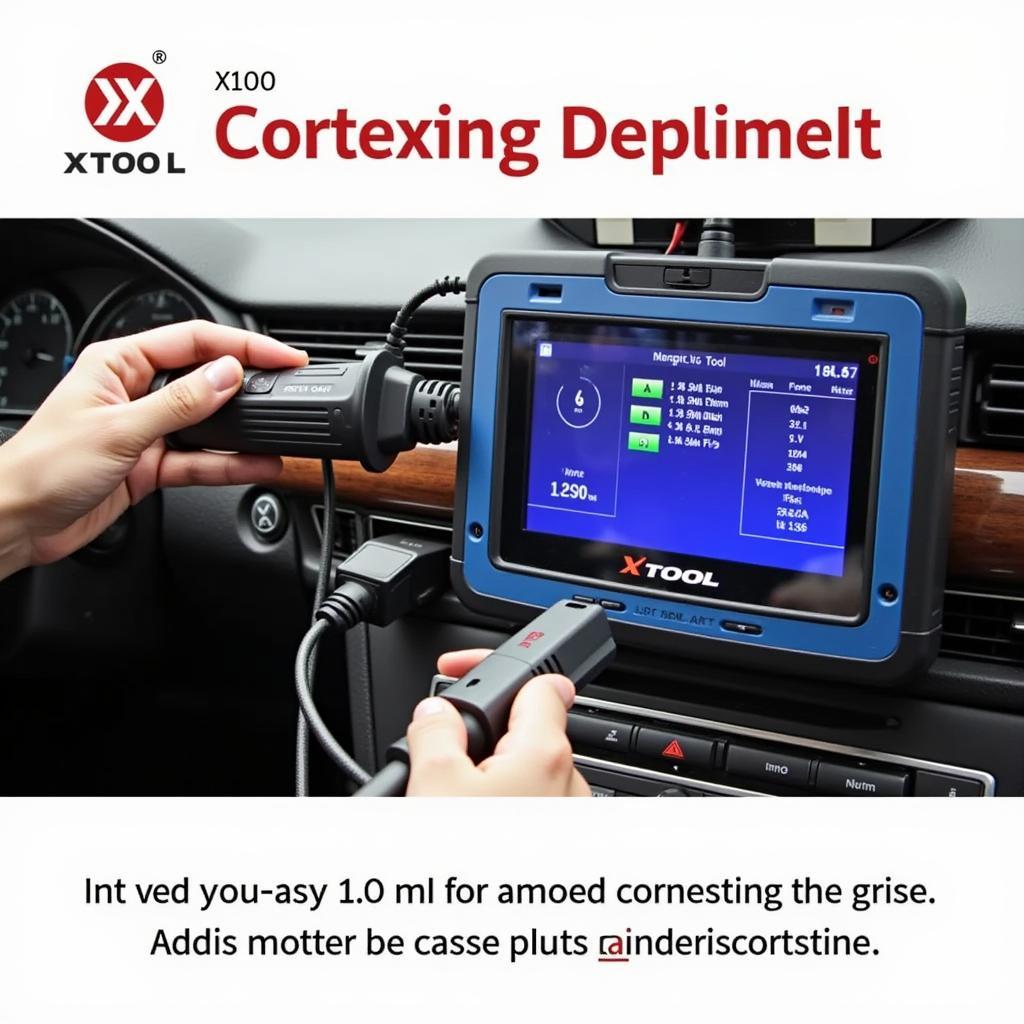 XTOOL X100 PAD Performing Diagnostics